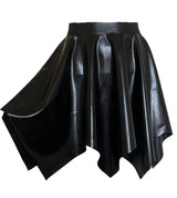 Latex Handkerchief Pointed Circle Skirt