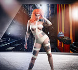 Latex LeeLoo Bandage Cosplay Outfit Fifth Element