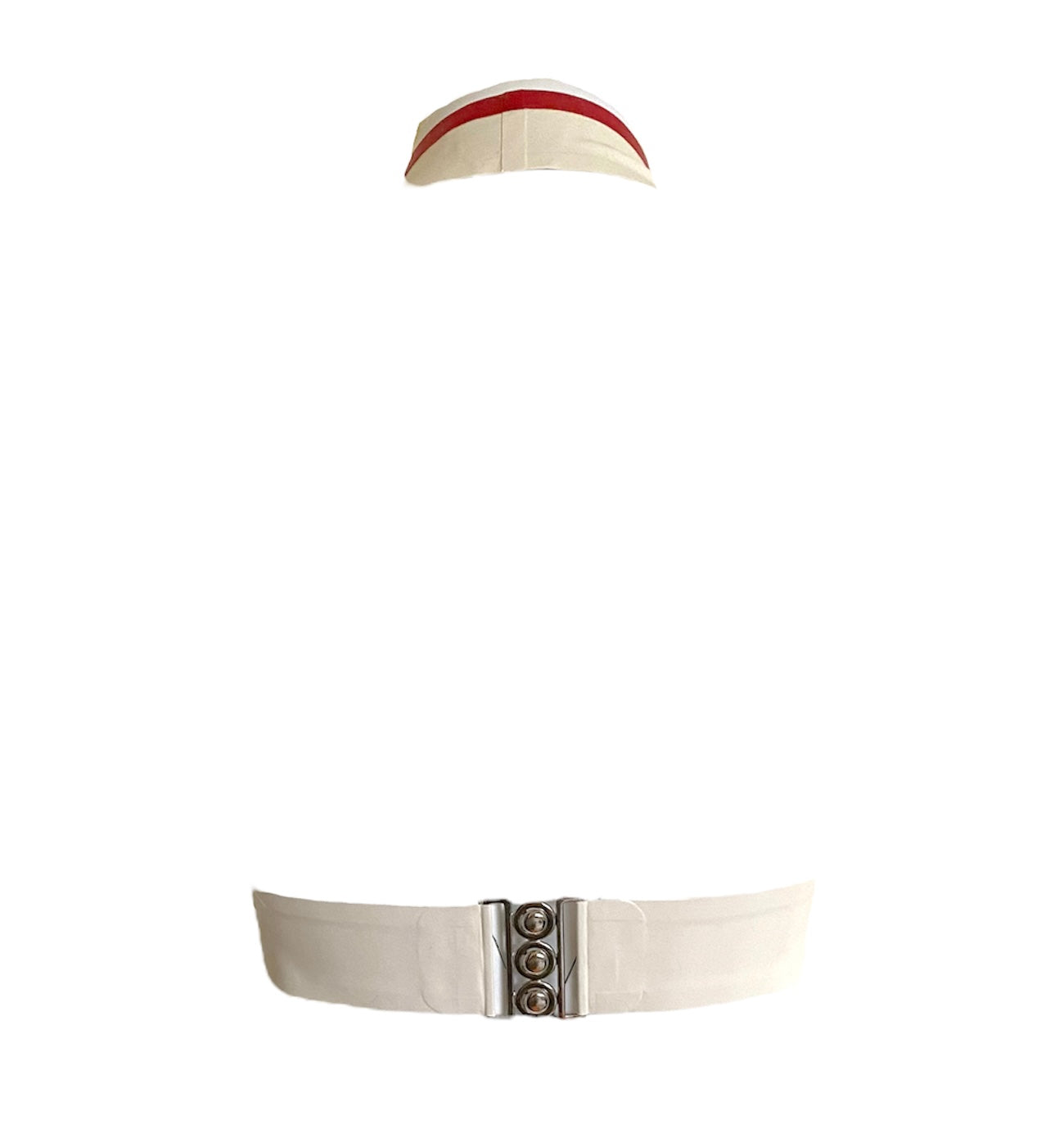 Latex Fringed Halter Bra Top