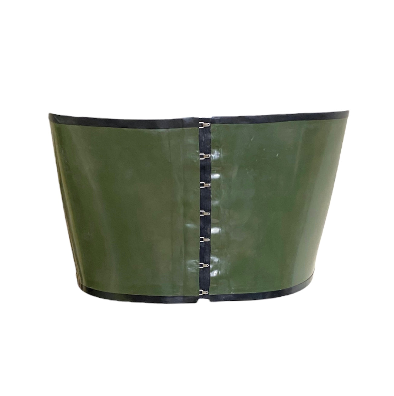Latex Metal Spiked Bra / Strapless Crop Top