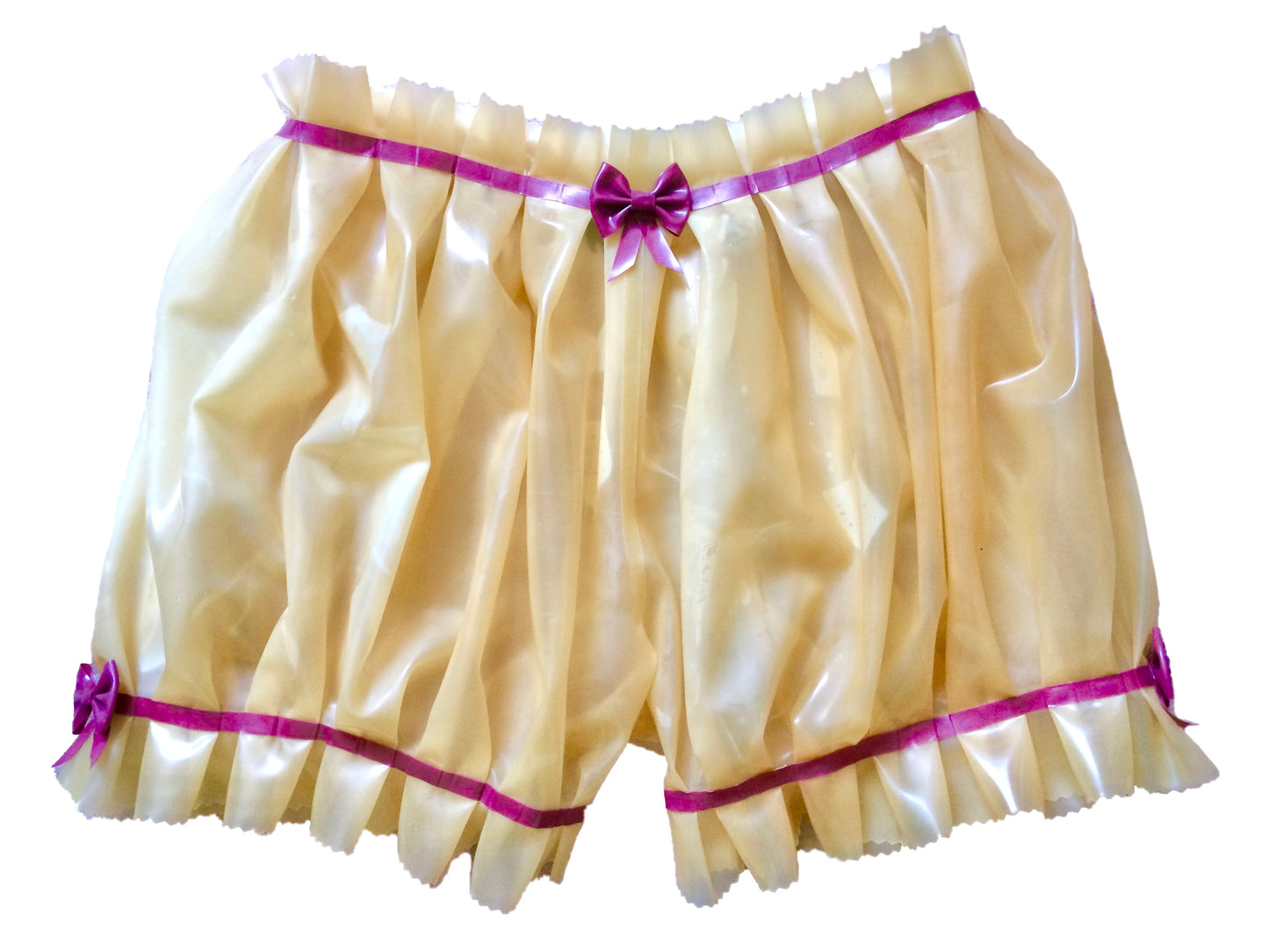 Latex Ruffled Bloomers / Knickerbockers / Pants