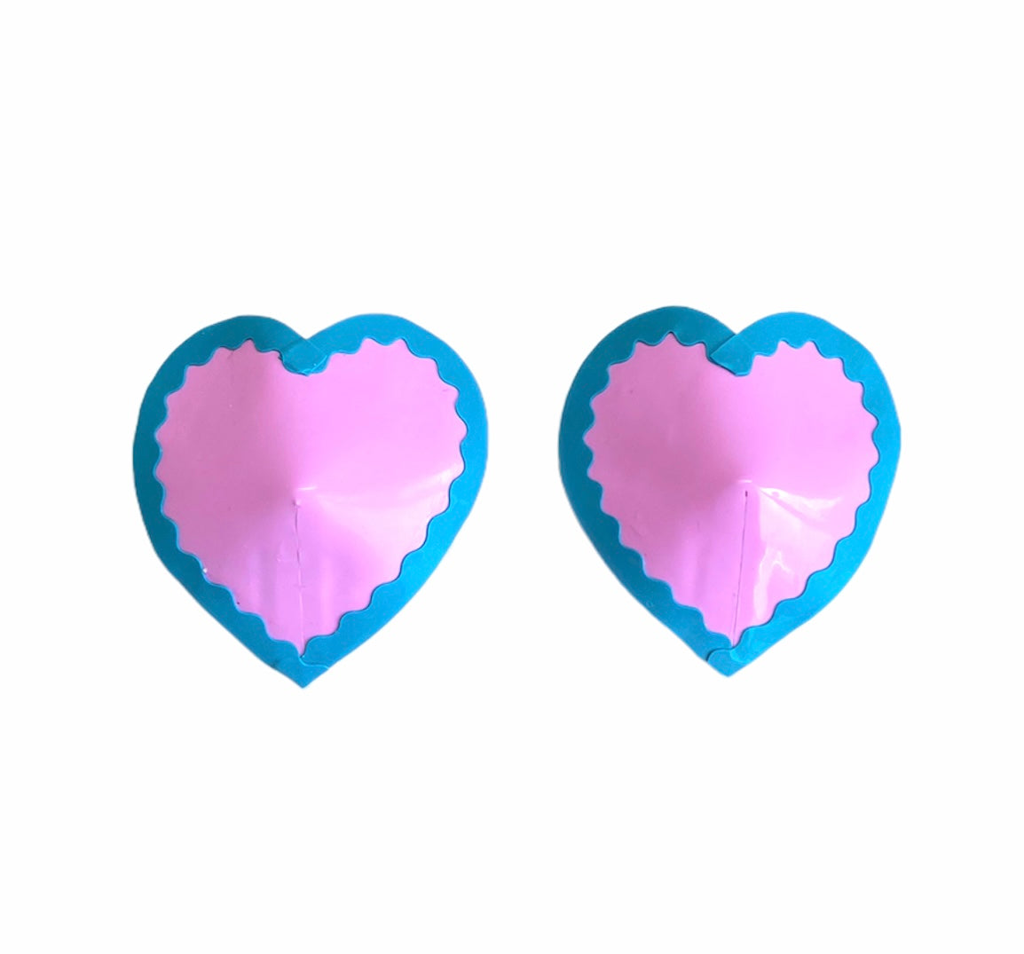 Latex Heart Trim Pasties