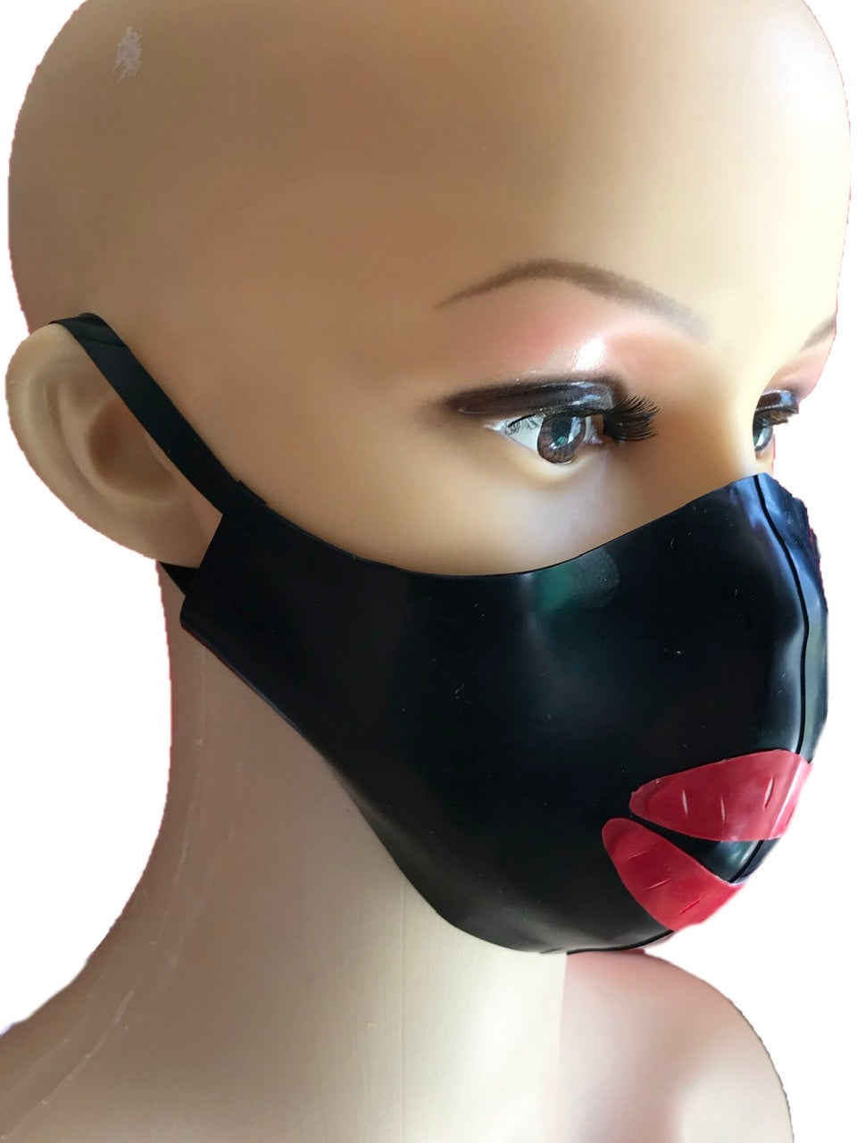 Latex Lips Face Mask