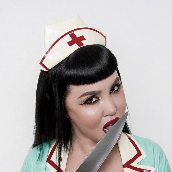 Latex Nurse Hat