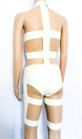 Latex LeeLoo Bandage Cosplay Outfit Fifth Element