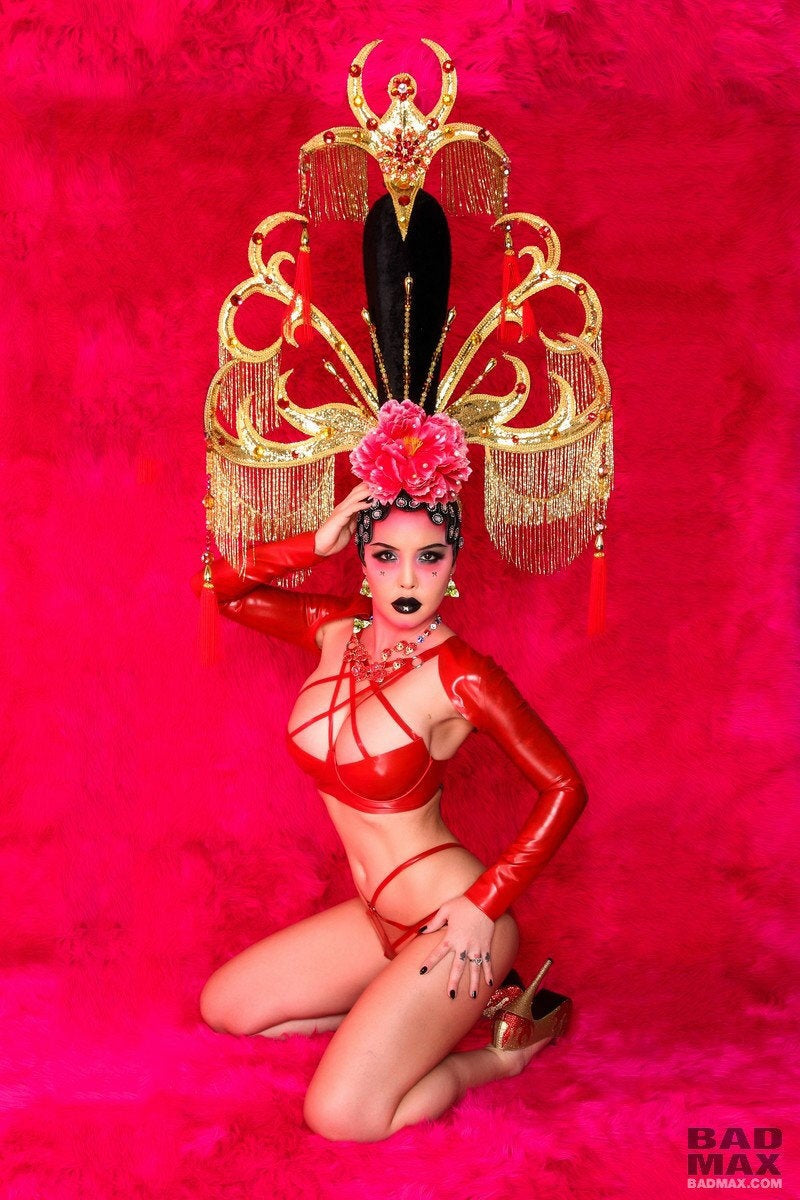 Latex Long Sleeved Shrug