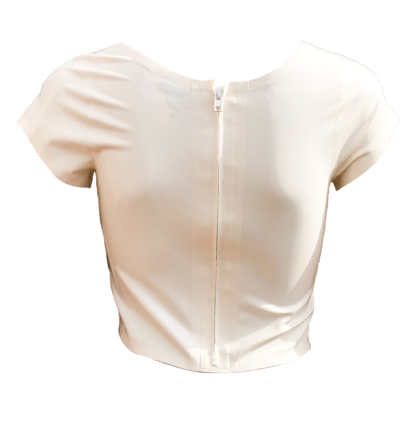 Latex Mary Jane Crop Top