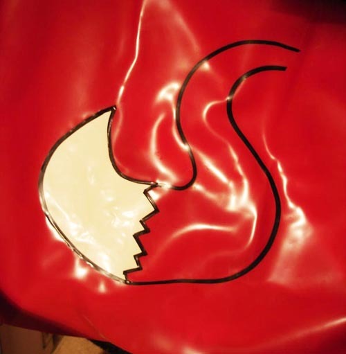 Latex Fox Strapless Mini Dress