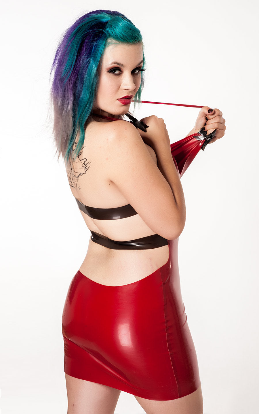 Backless Low Cut Mini Dress