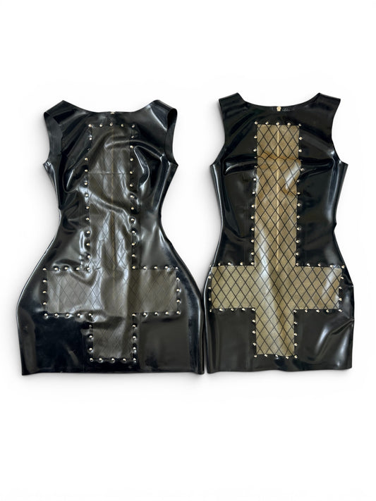 Latex Dissent Mini Dress