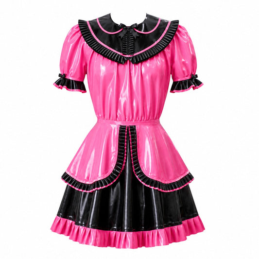 Latex Plicata Sissy Dress