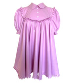 Latex Babydoll Mini Dress with Full Skirt and Collar