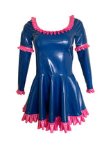 Latex Mini Maid Dress with optional Apron