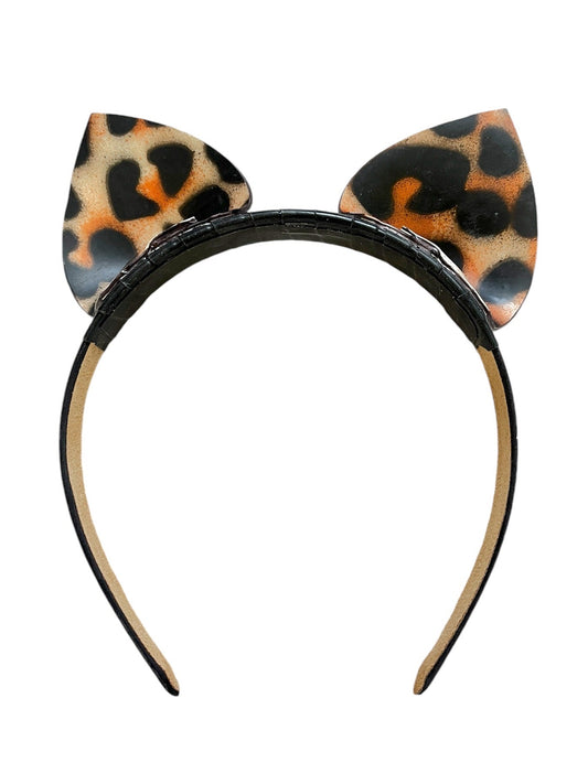 Latex Leopard Kitty Cat Ears on Headband