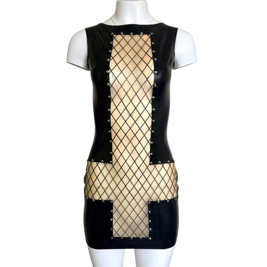 Latex Dissent Mini Dress