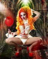 Latex Pennywise IT outfit - 5 pieces