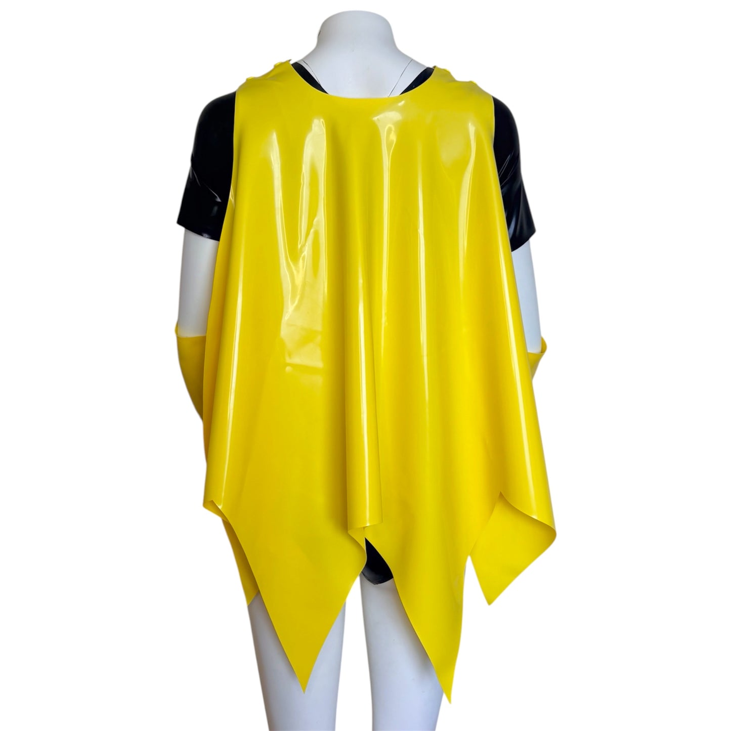 Latex Batgirl Outfit - Bodysuit / Belt / Cape / Gloves