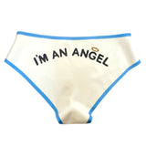 Latex “I’m an Angel” Cheerleader  Briefs / Pants