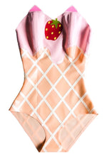 Latex Ice Cream Strapless Bodysuit