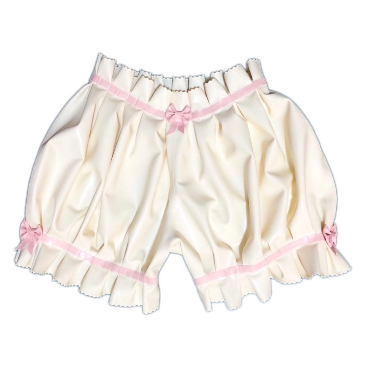 Latex Ruffled Bloomers / Knickerbockers / Pants