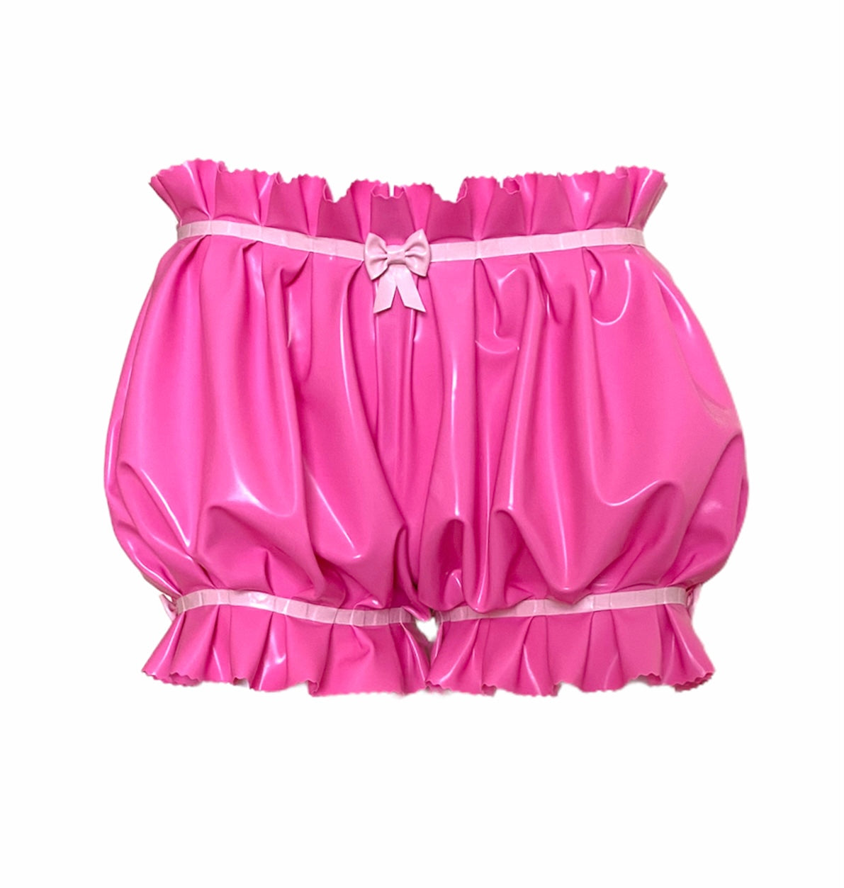 Latex Ruffled Bloomers / Knickerbockers / Pants
