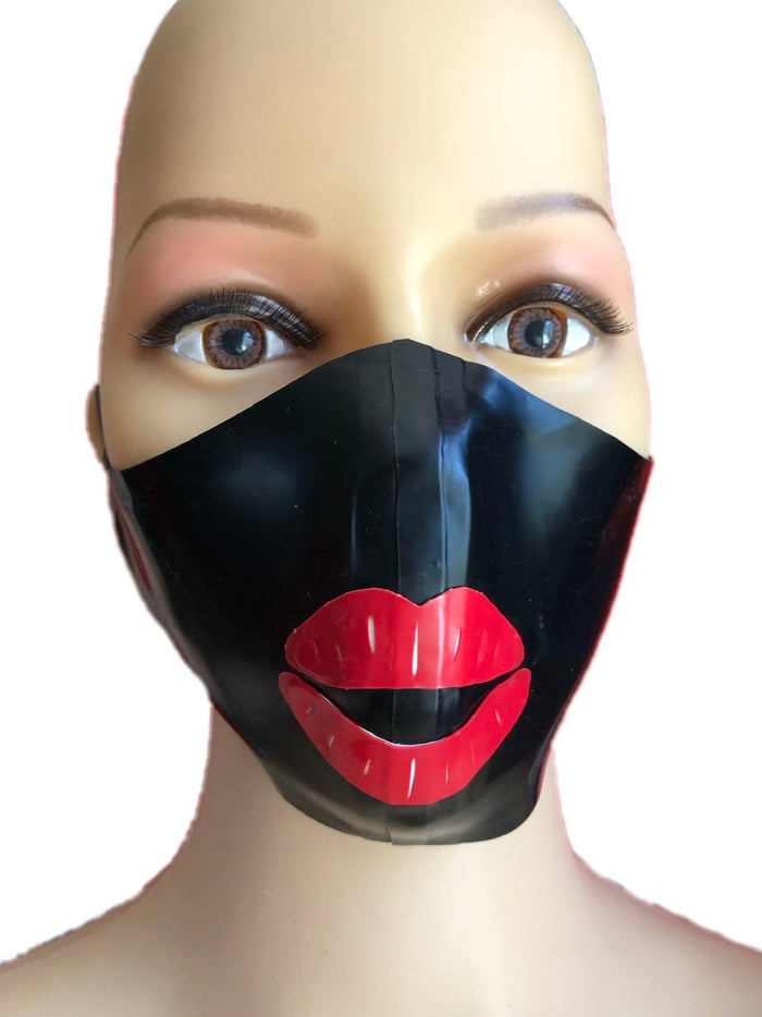 Latex Lips Face Mask