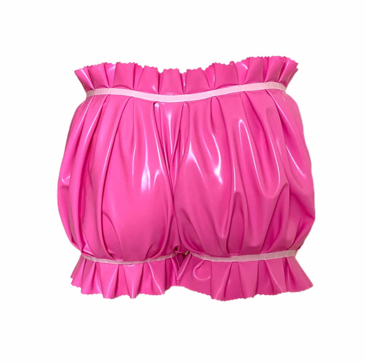 Latex Ruffled Bloomers / Knickerbockers / Pants