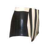 Latex Striped Beetlejuice High Waisted Pants
