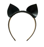 Latex Kitty Cat Ears on Headband