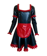 Latex Mini Maid Dress with optional Apron